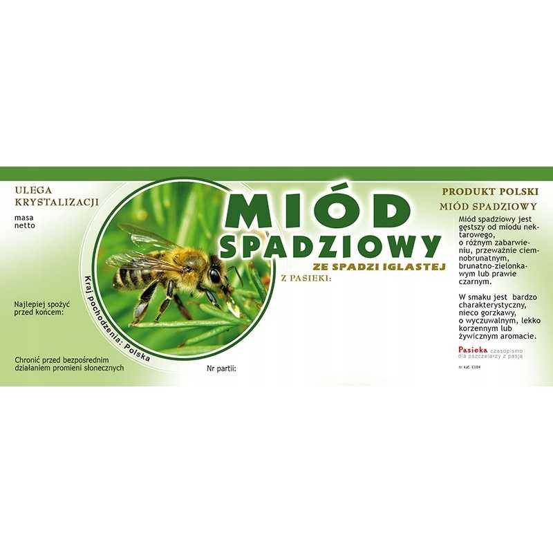 Lipčiaus medaus etiketės (100 vnt) -e104