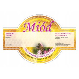 Etiketės viržių medui (100 vnt) - modelis E265