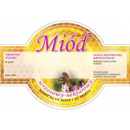 Etiketės viržių medui (100 vnt) - modelis E265