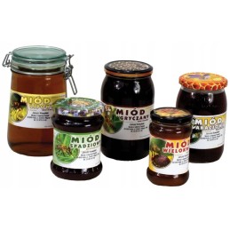 Kiaulpienių medaus etiketės (100 vnt) - E111 raštas