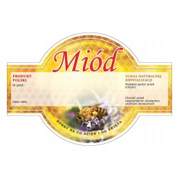 Apvalios etiketės - universalios (100 vnt) - e251