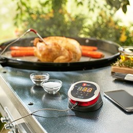 Weber igrill 2 bluetooth grilio termometras, juodas, 3,2 x 10,8 x 5,0 cm