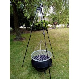 ⭐⭐ Trikojis grilis, 60 cm grotelės, vengriškas katilas, puodas ⭐⭐