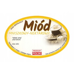 Kiaulpienių medaus etiketės (100 vnt) - modelis e362