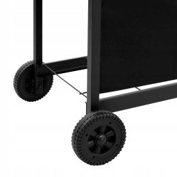 Dujinis grilis su 4 degikliais, juodas