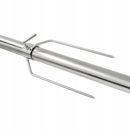 Vidaxl automatinė rožė su varikliu, nerūdijančio plieno, 207x45x81 cm