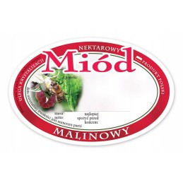 Aviečių medaus etiketės (100 vnt) - E314 raštas