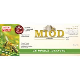 Lipčiaus medaus etiketės (100 vnt) -e166