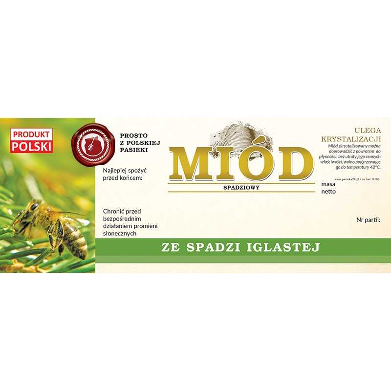 Lipčiaus medaus etiketės (100 vnt) -e166