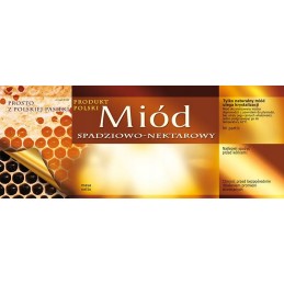 Lipčiaus ir nektaro medaus etiketės (100 vnt)-e121