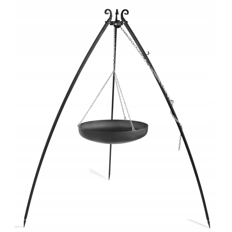 Wok ant trikojo 200 cm, natūralus plienas, 70 cm