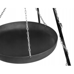 Wok ant trikojo 200 cm, natūralus plienas, 70 cm