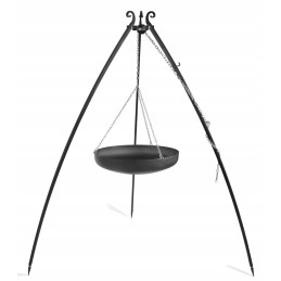 Wok ant trikojo 200 cm, natūralus plienas, 70 cm