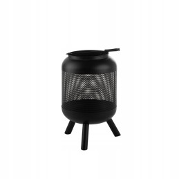 Veer juodo plieno sodo židinys