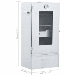 Rūkykla su 1 kg drožlių 44 5x29x83 cm