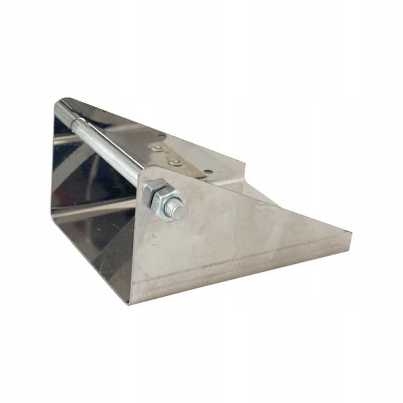 Vielos tiektuvas su stabdžiu, nerūdijantis plienas