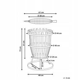 Sodo židinys su griliu, juodo plieno pulo