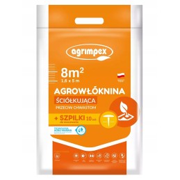 Agrimpex agrotekstilės mulčiavimas 1,6x5m kaiščiai