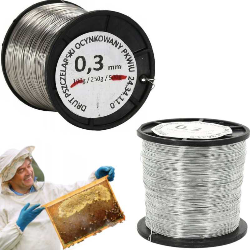 Cinkuota bitininkystės viela 0,3mm - 250g