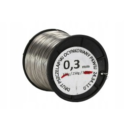 Cinkuota viela bičių rėmams 0,3mm - 250g