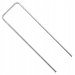 Cinkuoto metalo inkaras agrotekstilei, 7cm/15cm, 50 vnt