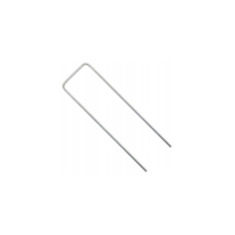 Cinkuoto metalo inkaras agrotekstilei, 7cm/15cm, 50 vnt