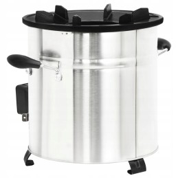 Vidaxl malkinė krosnelė su USB ventiliatoriumi plieninis 35 5x26x28 cm