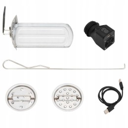 Vidaxl malkinė krosnelė su USB ventiliatoriumi plieninis 35 5x26x28 cm