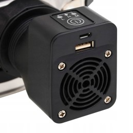 Vidaxl malkinė krosnelė su USB ventiliatoriumi plieninis 35 5x26x28 cm