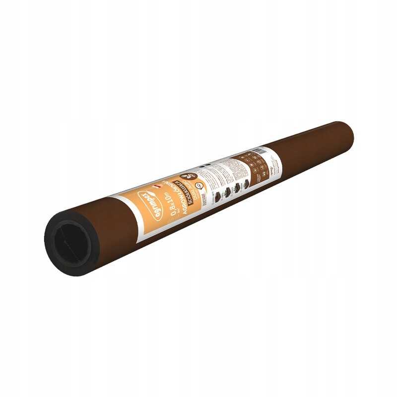 Pomėgių agrotekstilės mulčiavimas dual-agro ruda-juoda 0,8x10 - agrimpex