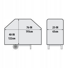 Aukščiausios kokybės dangtelis Imperial griliui - 600 broil king serija