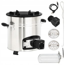 Vidaxl malkinė krosnelė su USB ventiliatoriumi plieninis 35 5x26x28 cm