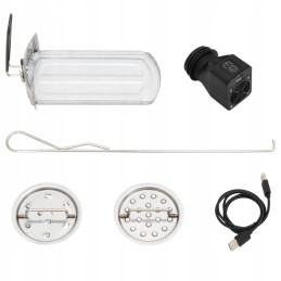 Vidaxl malkinė krosnelė su USB ventiliatoriumi plieninis 35 5x26x28 cm