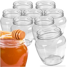 Konservavimo stiklainiai 550ml 0,55l 6 kabliukai graži amfora gerai supakuota