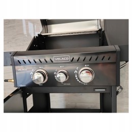 Dujinės sodo grilis su Zeus dangteliu, juodas