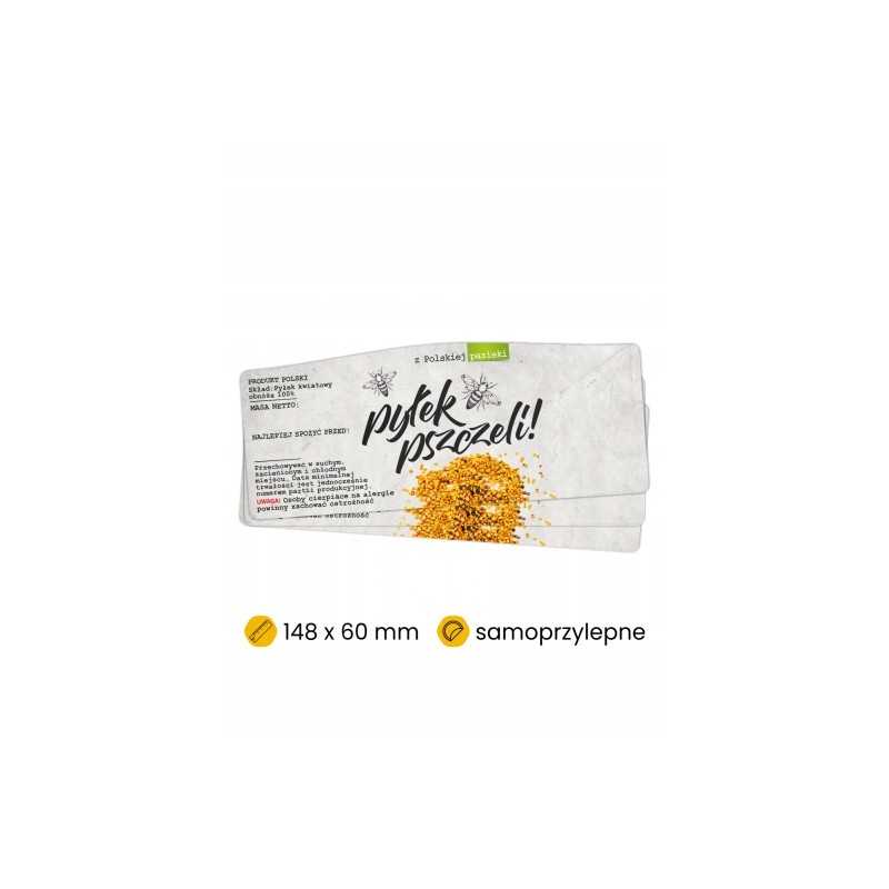 Bičių žiedadulkių etiketės 100 vnt.