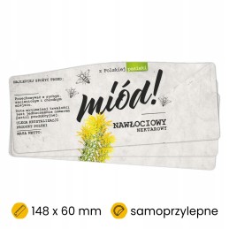 Goldenrod medaus etiketės 100 vnt.