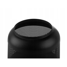 Veer juodo plieno sodo židinys