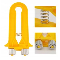 Vielos įtempiklis bitės rėmelyje