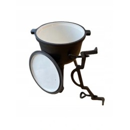 ⭐⭐Emaluotas katilas medžioklės puodas Vengriški kepiniai 15l židinio grilis⭐⭐