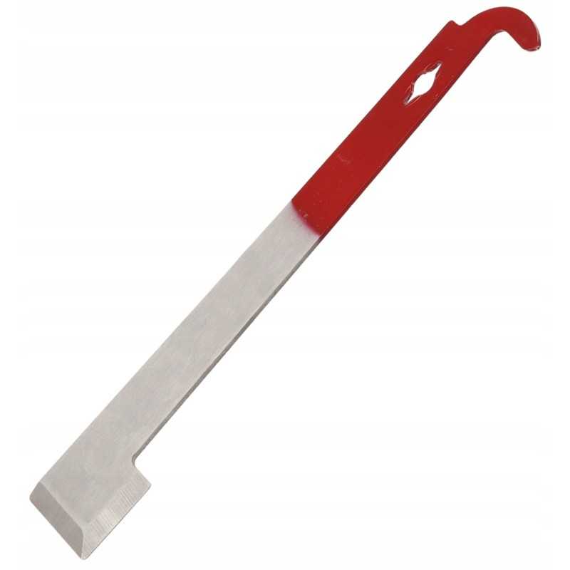 Amerikietiškas nerūdijančio plieno bitininkystės kaltas su lygiu barstytuvu 🐝