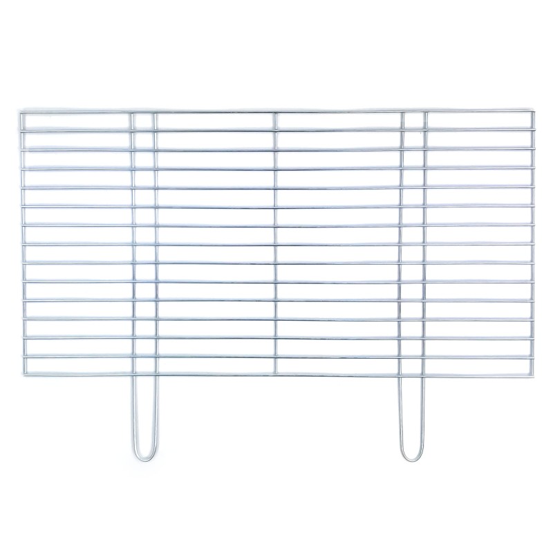 Grilio grotelės 80x40, chromuotos