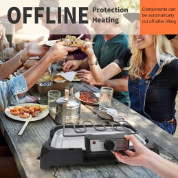 Elektrinis grilis balkonui, terasai, sodui, galia 2000 vatų