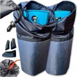 Dujų baliono dangtelis 11 kg ribotas mėlynas vandeniui atsparus dujiniam griliui