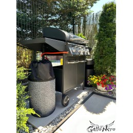 Dujų baliono dangtelis 11 kg ribotas mėlynas vandeniui atsparus dujiniam griliui