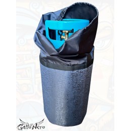 Dujų baliono dangtelis 11 kg ribotas mėlynas vandeniui atsparus dujiniam griliui