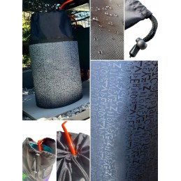 Dujų baliono dangtelis 11 kg ribotas mėlynas vandeniui atsparus dujiniam griliui