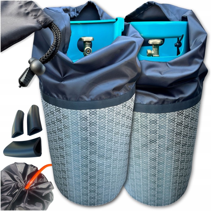 Dujų balionėlio dangtelis 11 kg ribotas pilkas atsparus vandeniui dujiniam griliui