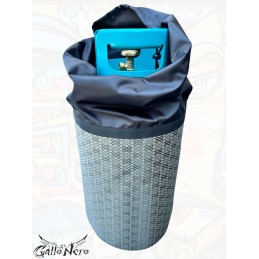 Dujų balionėlio dangtelis 11 kg ribotas pilkas atsparus vandeniui dujiniam griliui