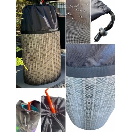 Dujų balionėlio dangtelis 11 kg ribotas pilkas atsparus vandeniui dujiniam griliui